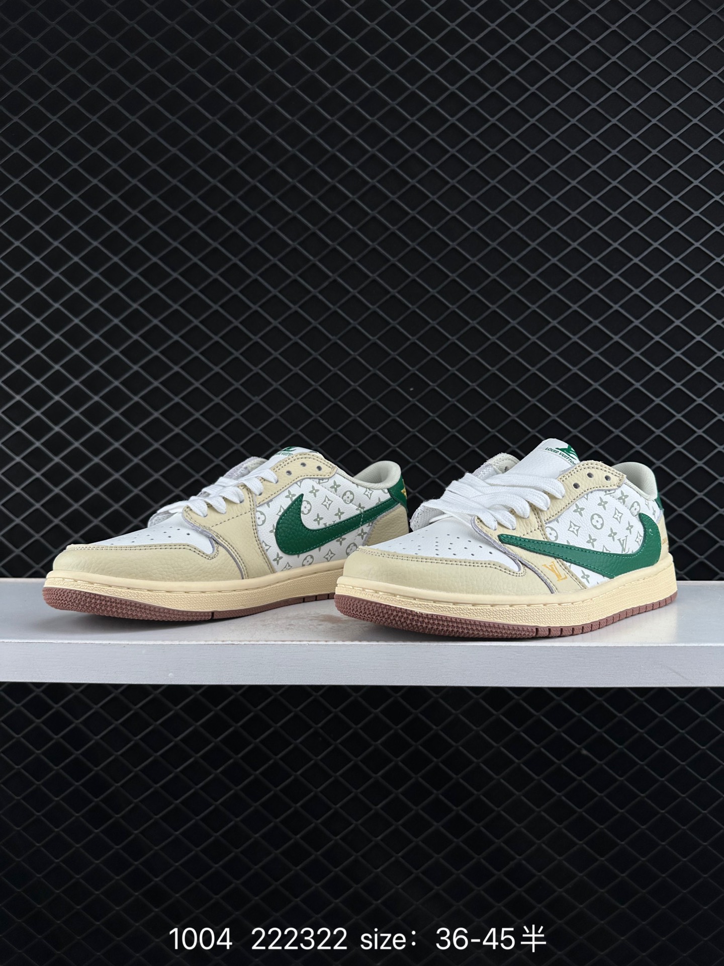 fragment design x Travis Scott x Nike Air Jordan 1 Low OG SP”Black/Green Toe“